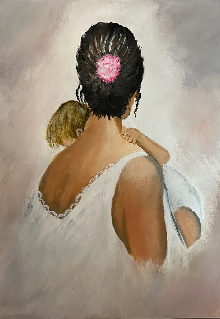 Maternité, œuvre de Anne Antoine