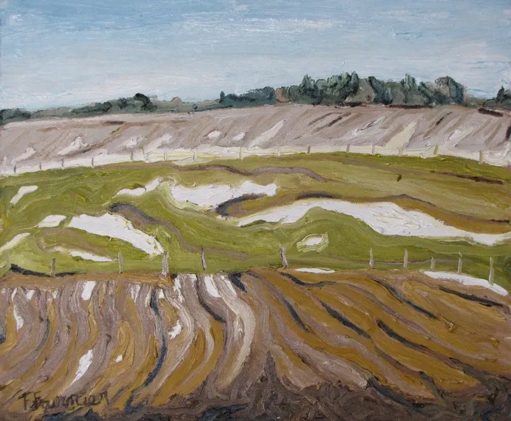 Spring Melting Field, œuvre de Francois Fournier