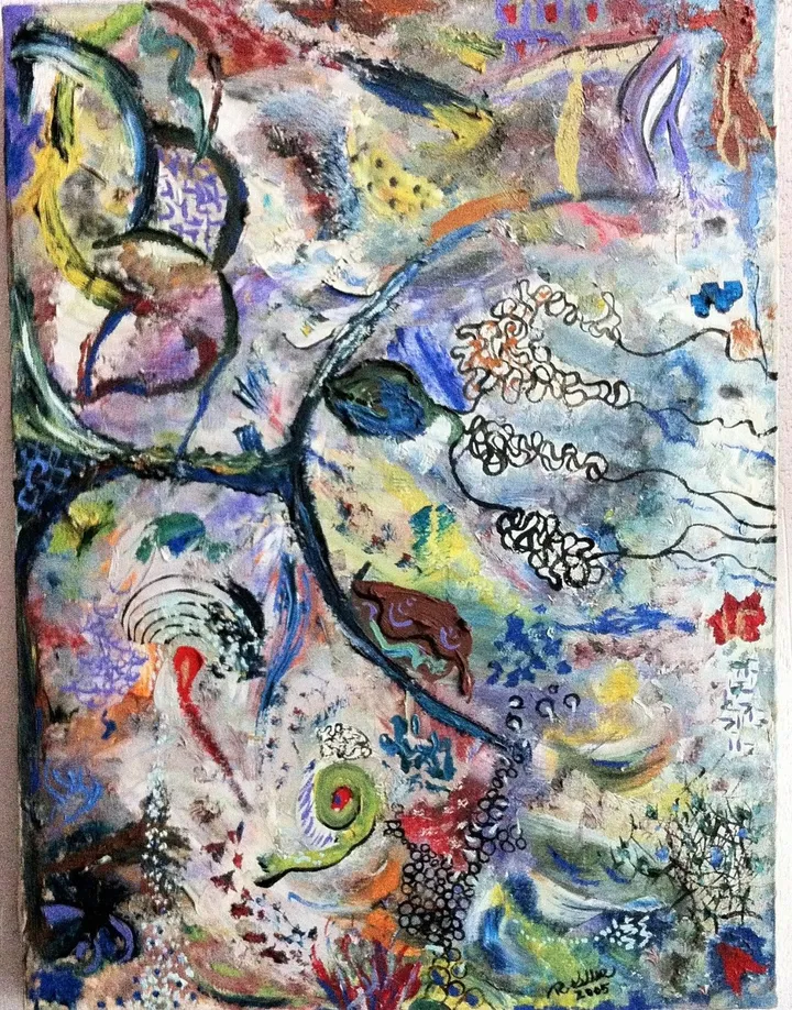 Coral without barriers., œuvre de Keller Rubens