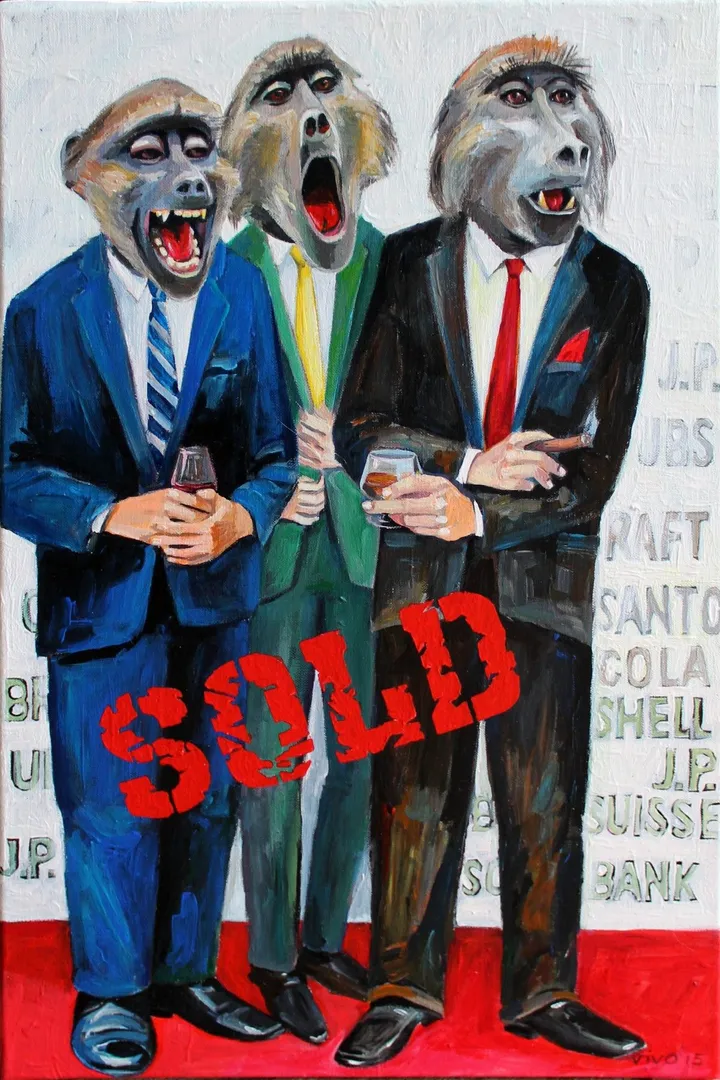 "Greed", artwork by Violeta Vollmer