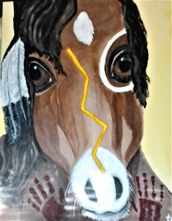 "War Horse", œuvre de Taryn Simpson