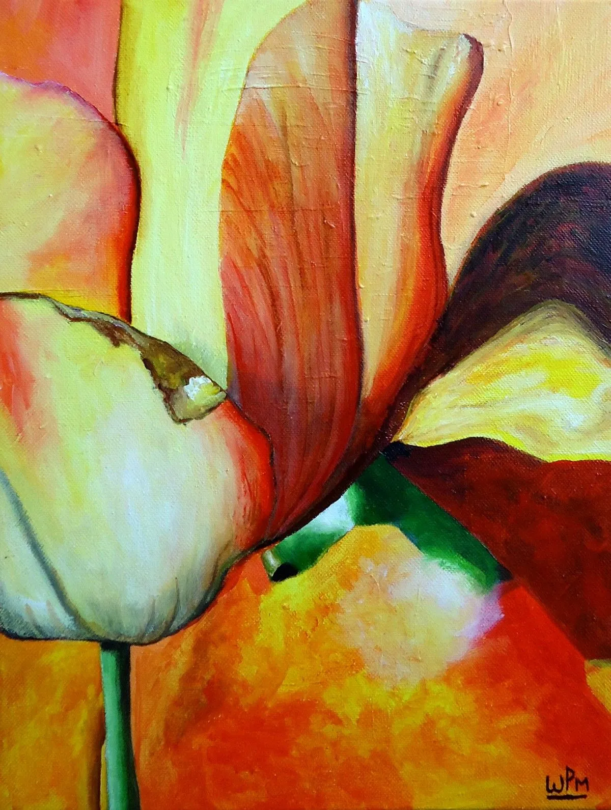Tulips, artwork by Wendy Mitchell