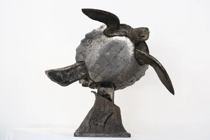 Nage libre, artwork by Emmanuel GUILLON