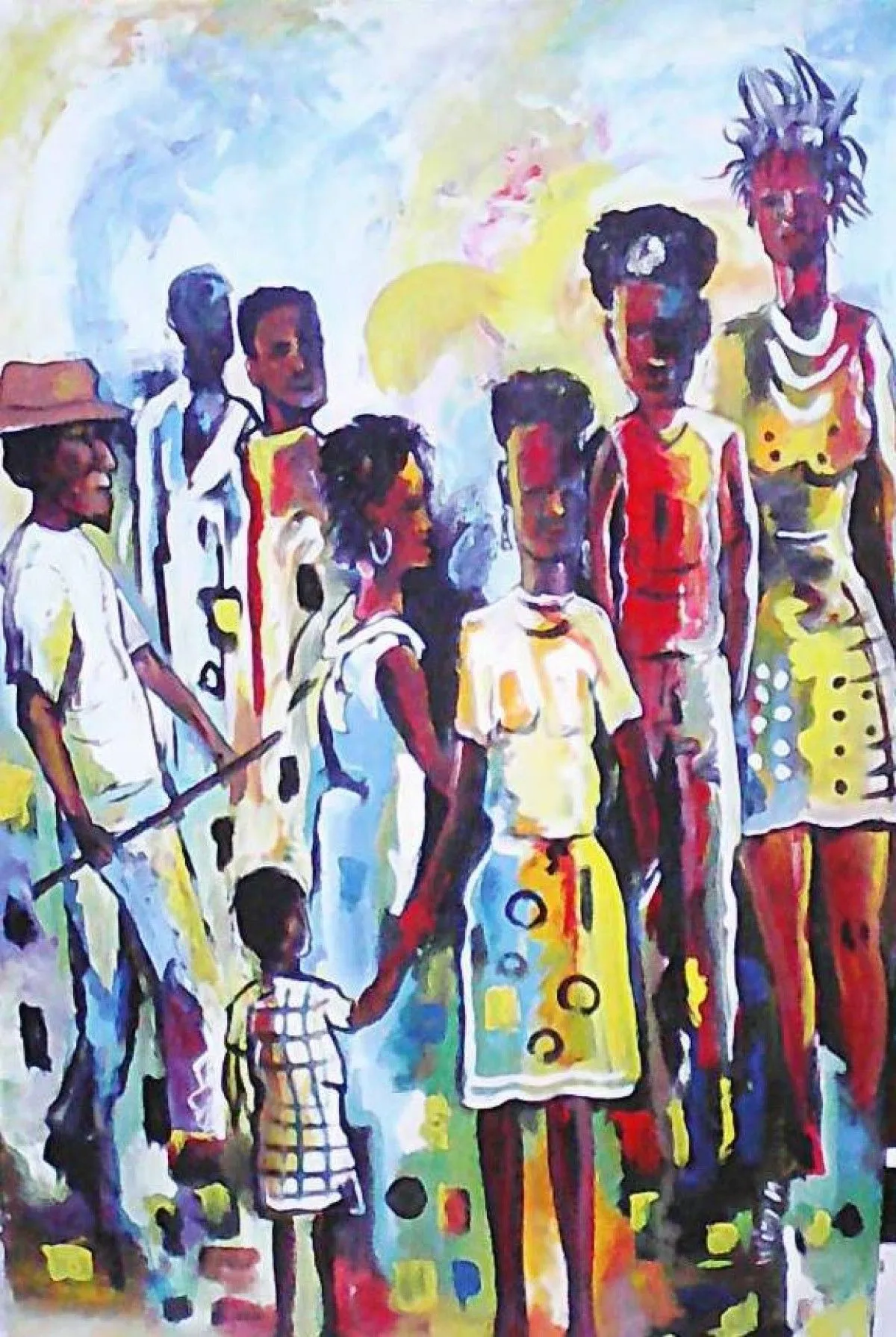 In countryside center, œuvre de Ngendandumwe William