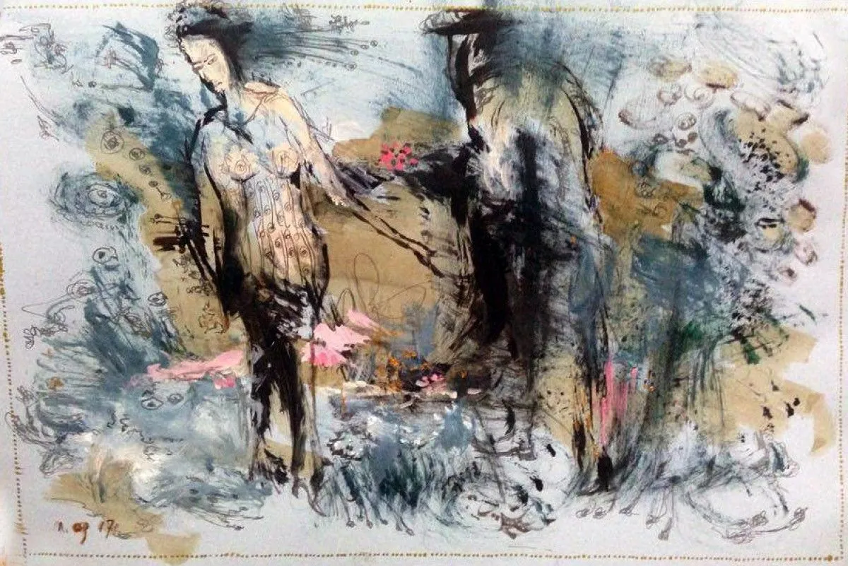 "Lianela & Eraldo", œuvre de Iliko Popkhadze