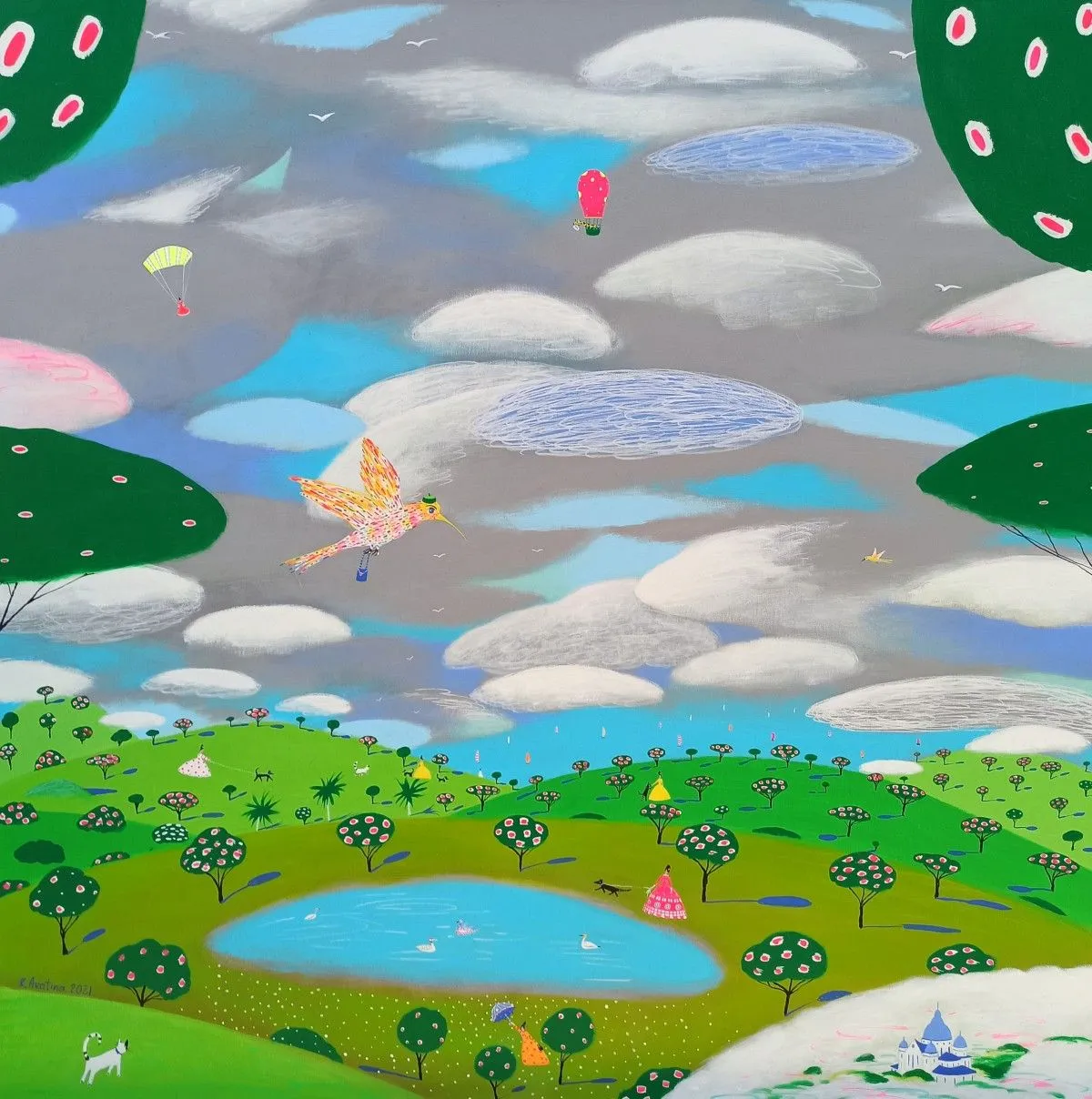 The Change Of Seasons, artwork by Katrina Avotina