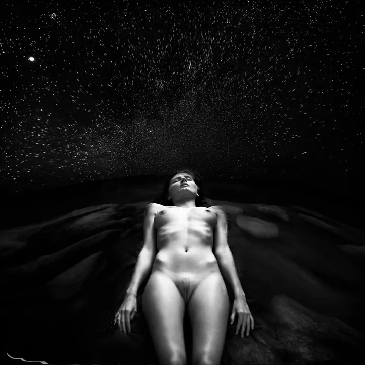 Under the stars, artwork by Cornel Gingarasu