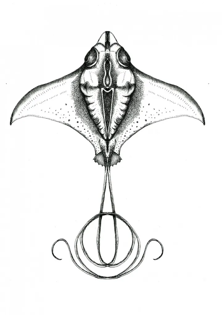 Sting ray, œuvre de Nastasha Minyon Sale