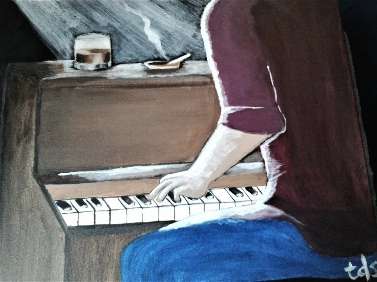 "Tickling the Ivories", œuvre de Taryn Simpson
