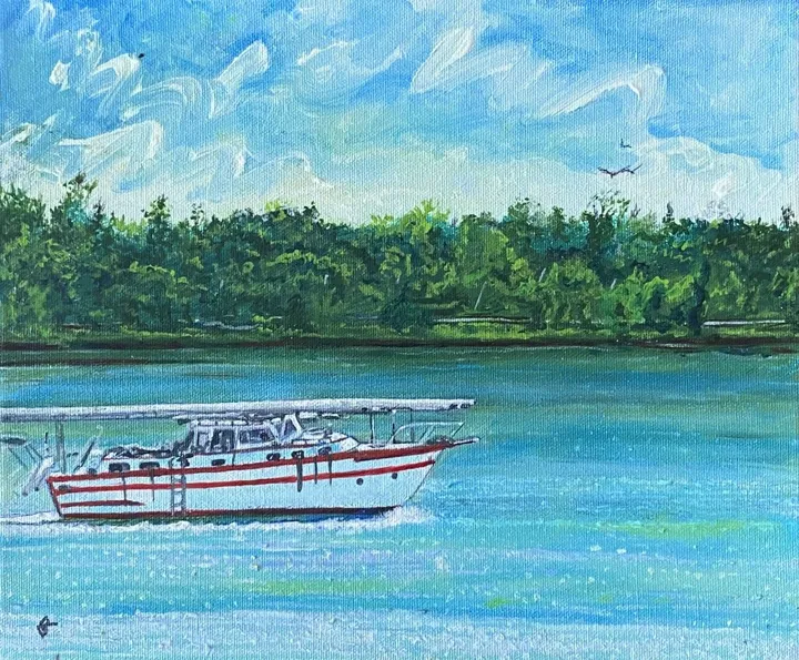 Rivière Richelieu - Beloeil, artwork by Denis Roucau