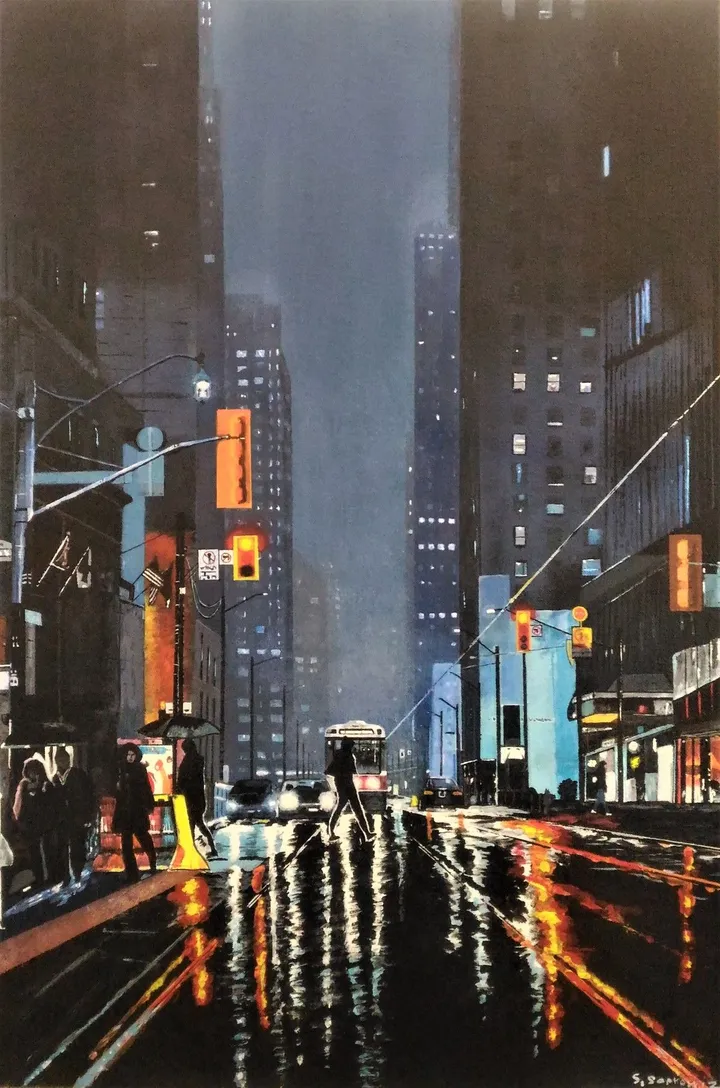 Rue de new York, œuvre de S sopkowiz