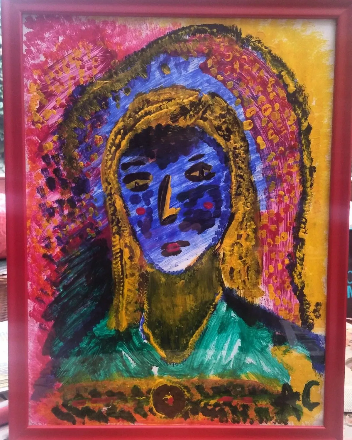 La femme en couleur, artwork by Aurelie Claux