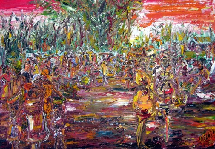 Afro Bazaar, artwork by Akpan Usoroh