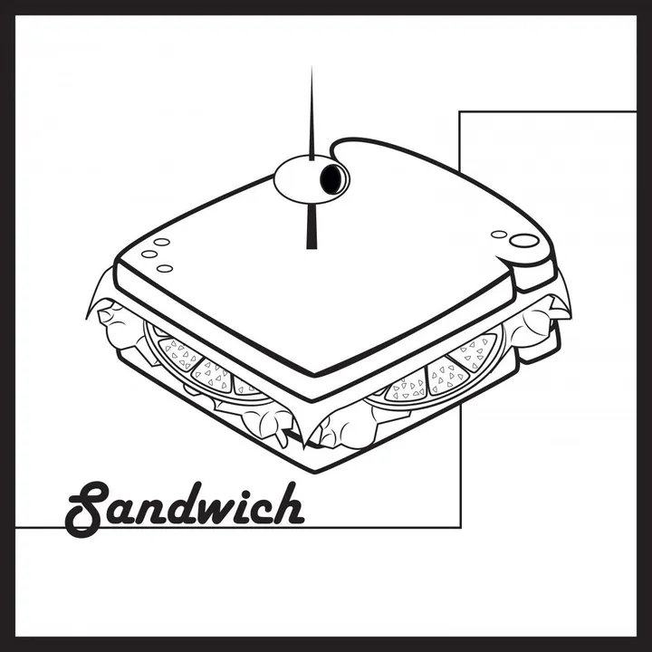 Sandwich, œuvre de Marco Bellone