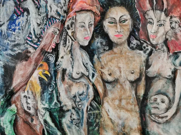 Traversée du temps, œuvre de KLAUDIA Besserer Nunez