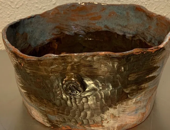 Saladier fétiche rond, artwork by Anne Cellier