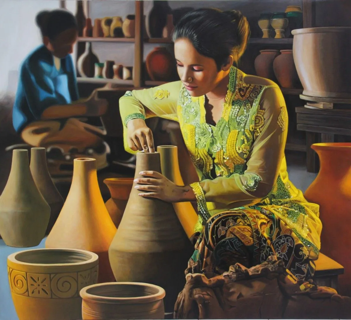 Spirit #2, artwork by Adi Sawunggaling
