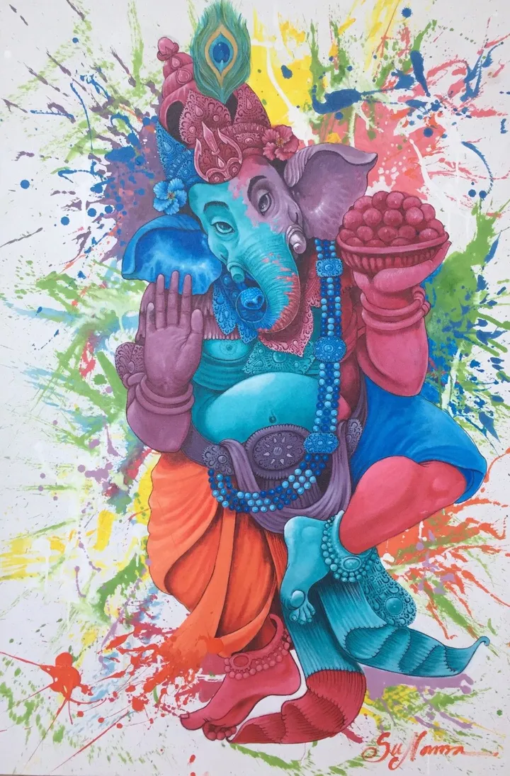 Happy Ganesh, œuvre de Ketut Sunama