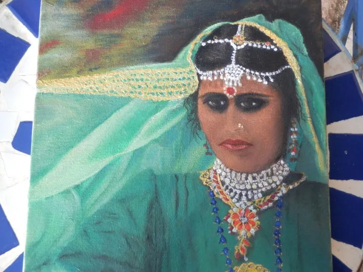 Indienne, œuvre de Jacqueline Ropers