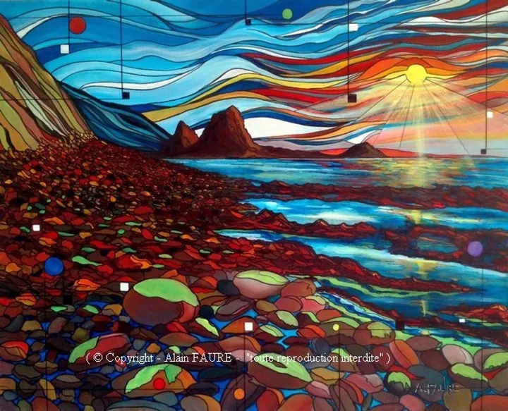 L'ÎLE AU TRESOR, artwork by Alain FAURE