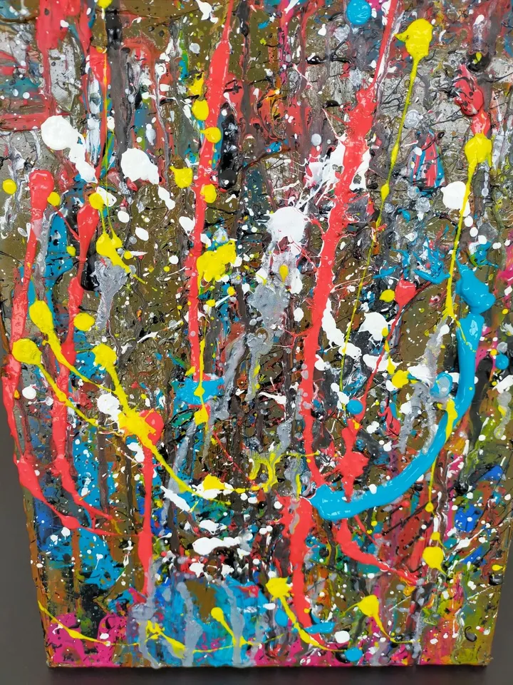 N° 3 Une pensée pour J. Pollock, artwork by annick Ayoul