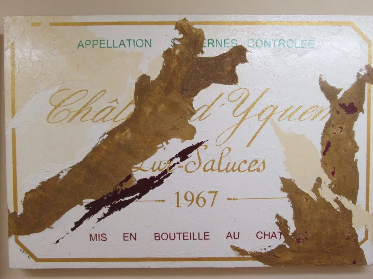Yquem 1967, artwork by guenael revel