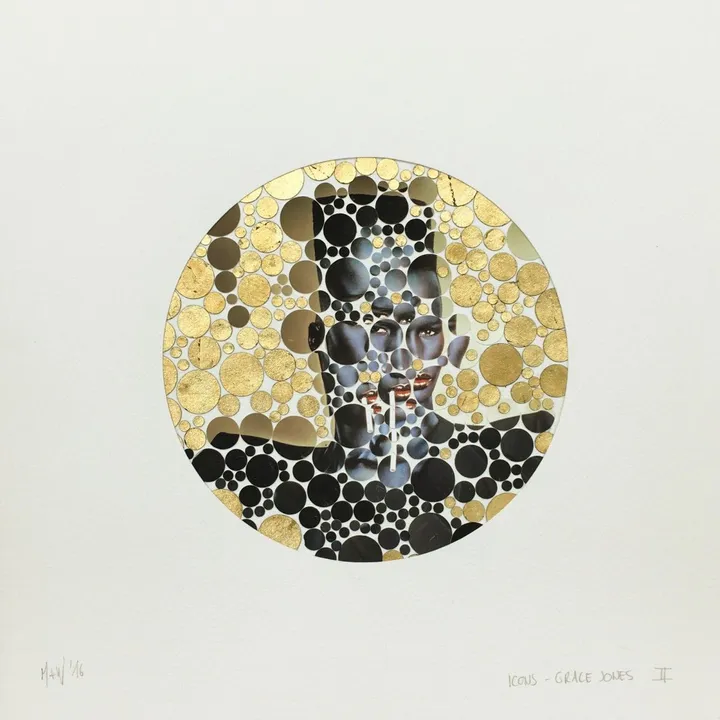 Icons: Grace Jones II, œuvre de Mick Wout