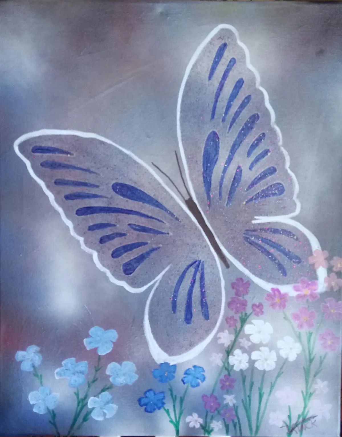 Papillon 2, œuvre de Viviane RINCK