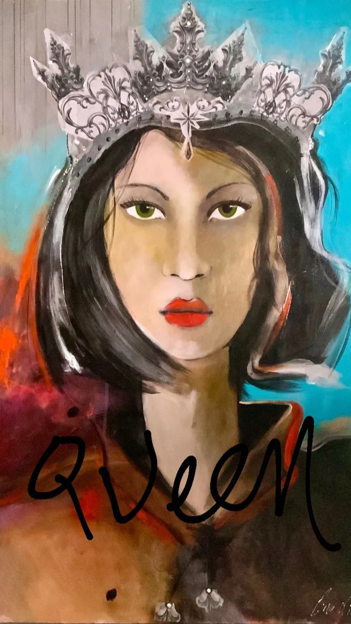 QUEEN, artwork by line millotte