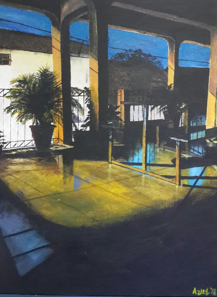 Madrugada en Copán, œuvre de Aziel Barrientos