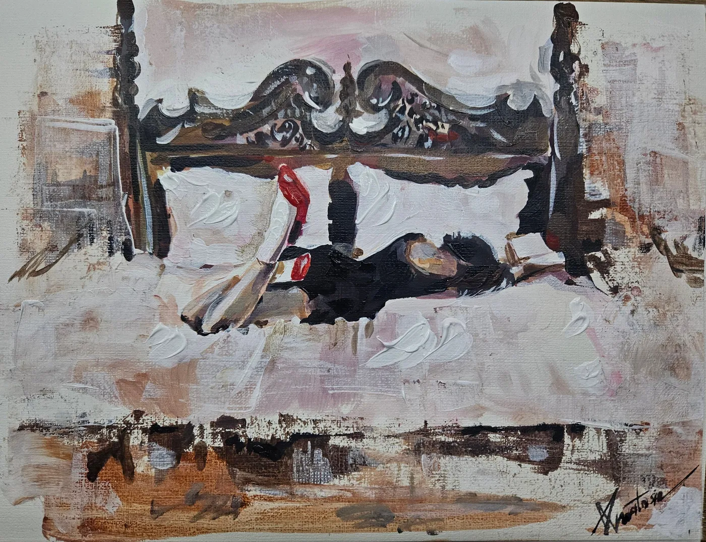 Laying around, œuvre de Anastasia Bologan