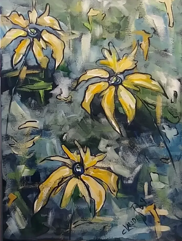 Nostalgie d' un été, artwork by Claudette Roy