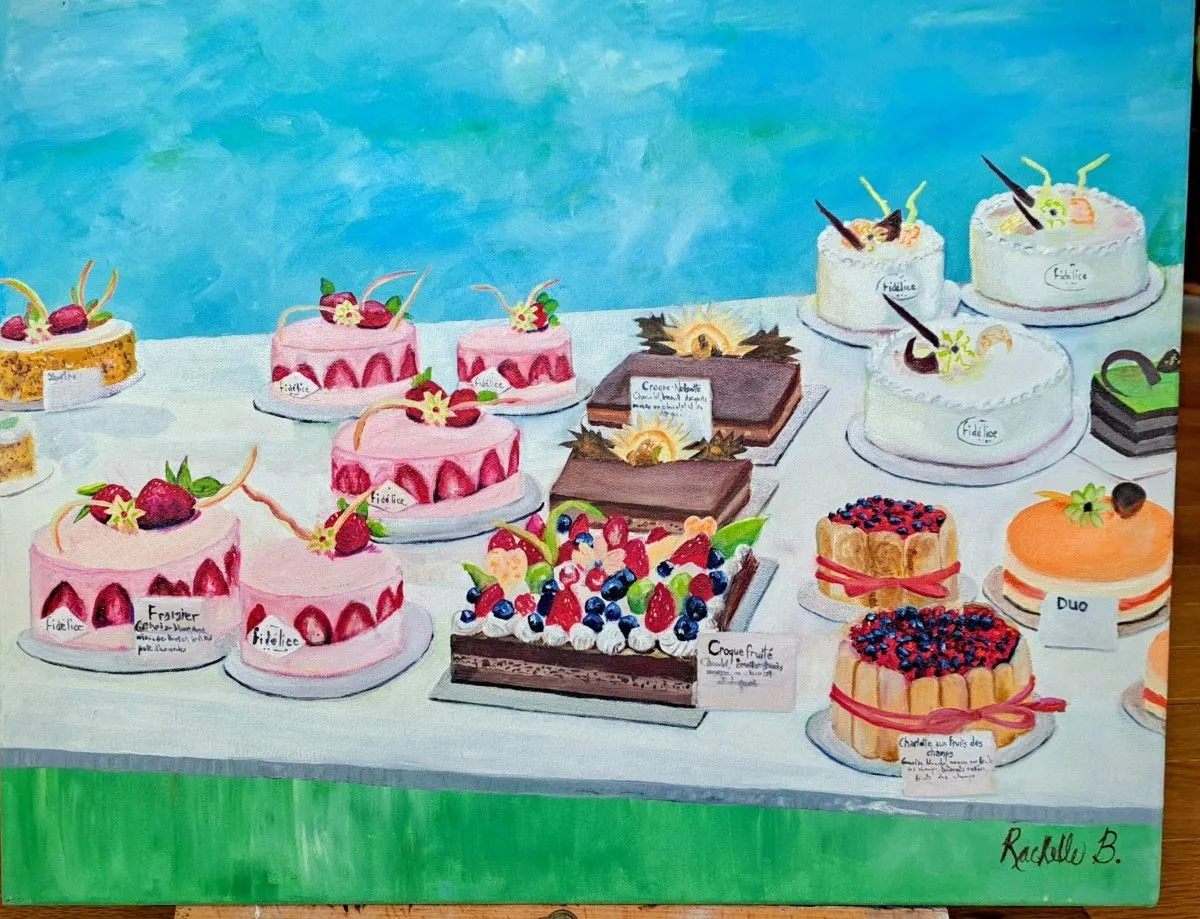 FIDELICE Desserts 2, œuvre de Rachelle Beaudry