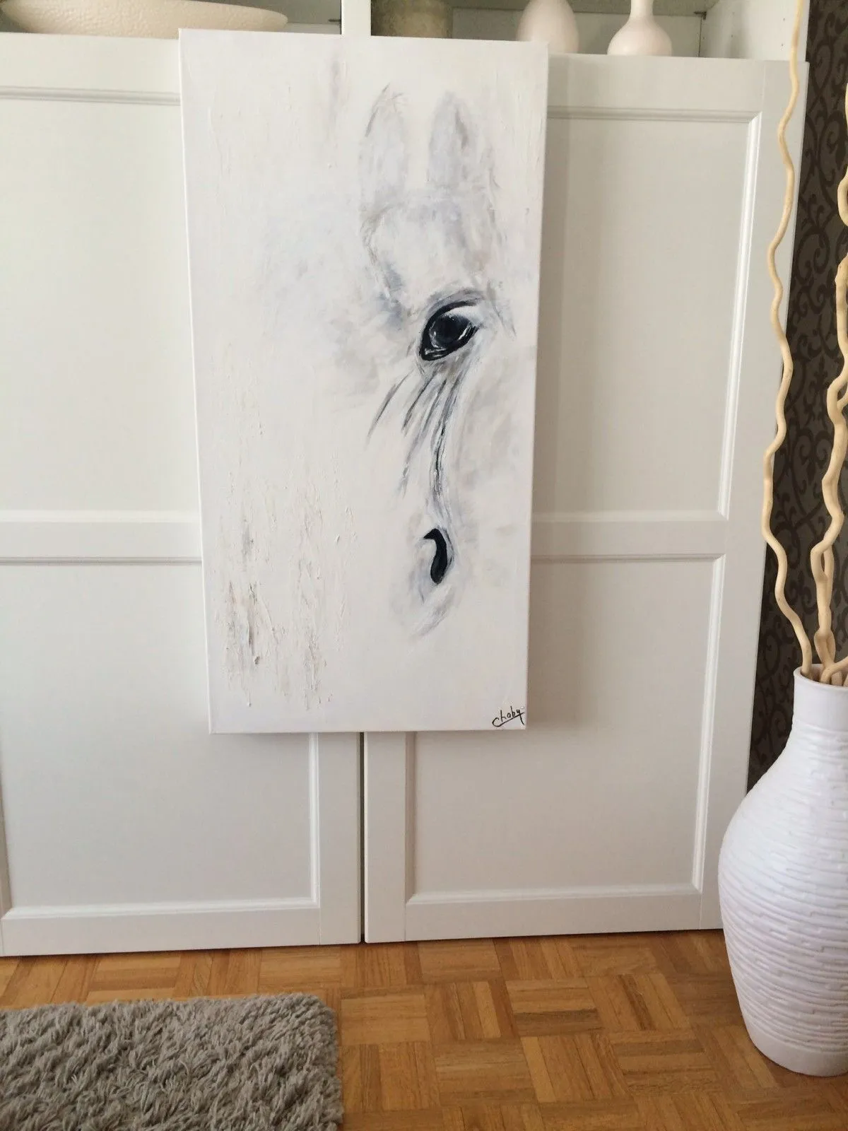 Le Cavalier, artwork by Chantal Paquette