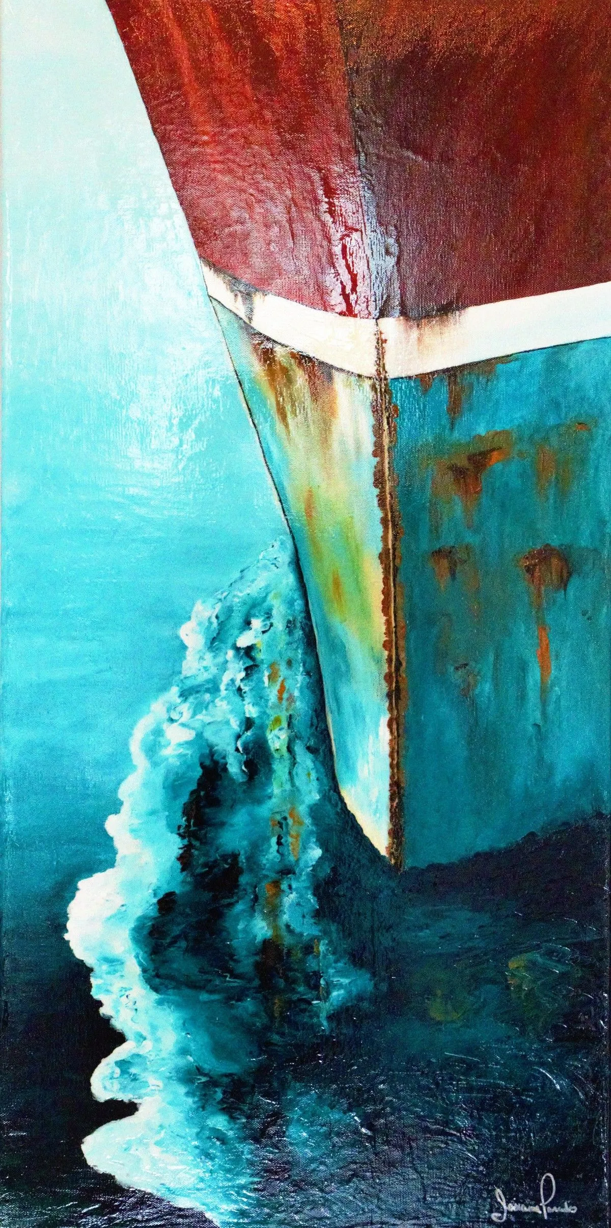 Contre vent et marée, artwork by Josianne Paradis