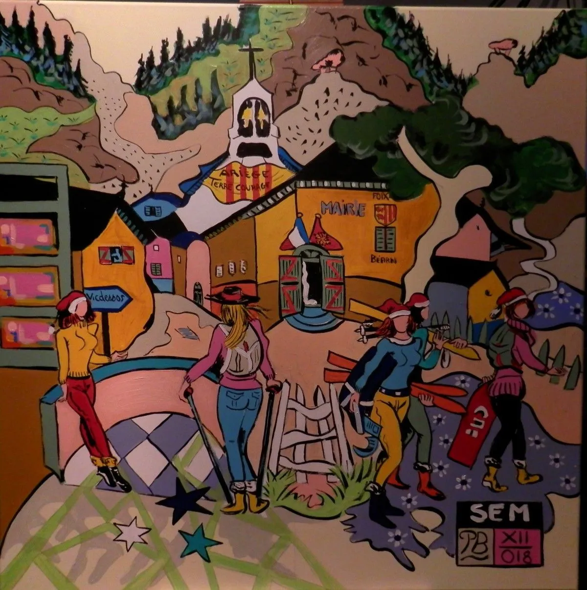 Sem, œuvre de Patrick Bergès