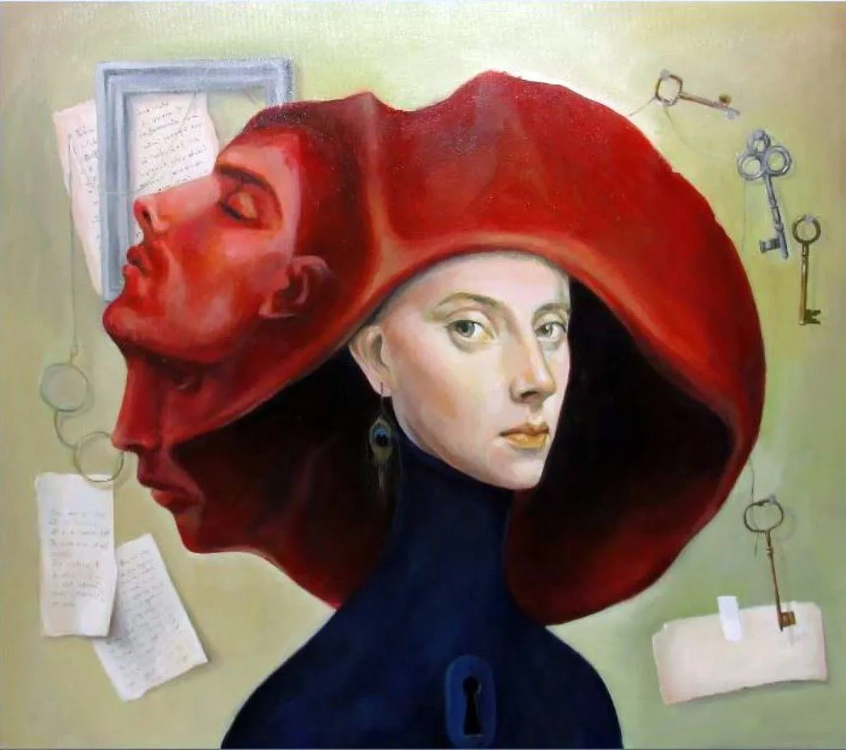 The Hat, œuvre de Elena Orbocea