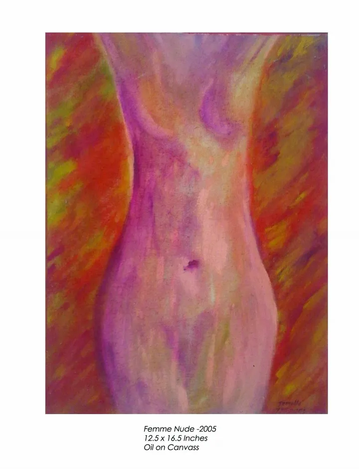 Femme Nude, œuvre de Marlin Lopez