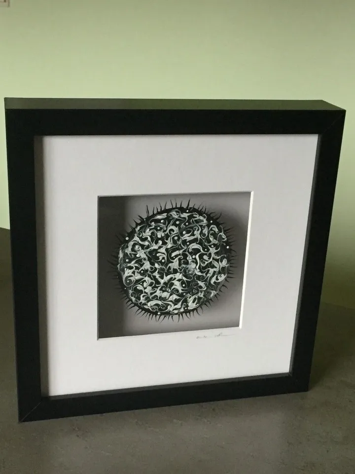 « Une terre moins terre à terre 2 », artwork by Rita Vandenherrewegen