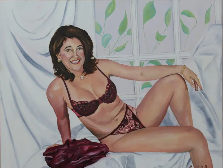 Self portrait, œuvre de Rachelle Beaudry