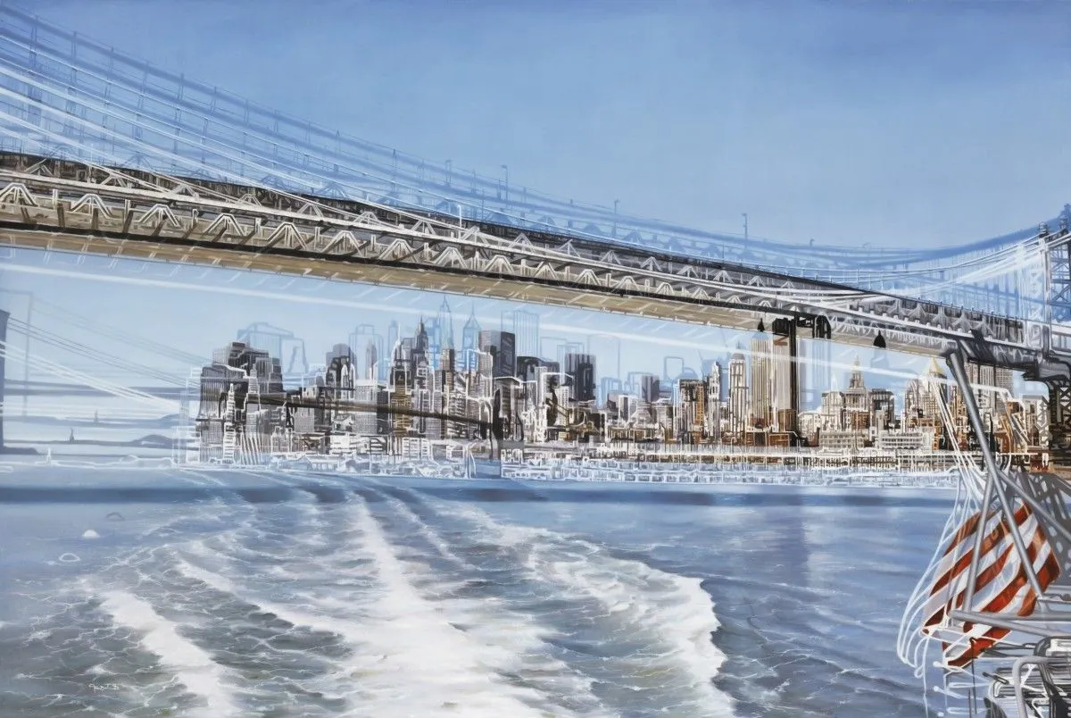 Pont de Miami, œuvre de Bruno Mondot