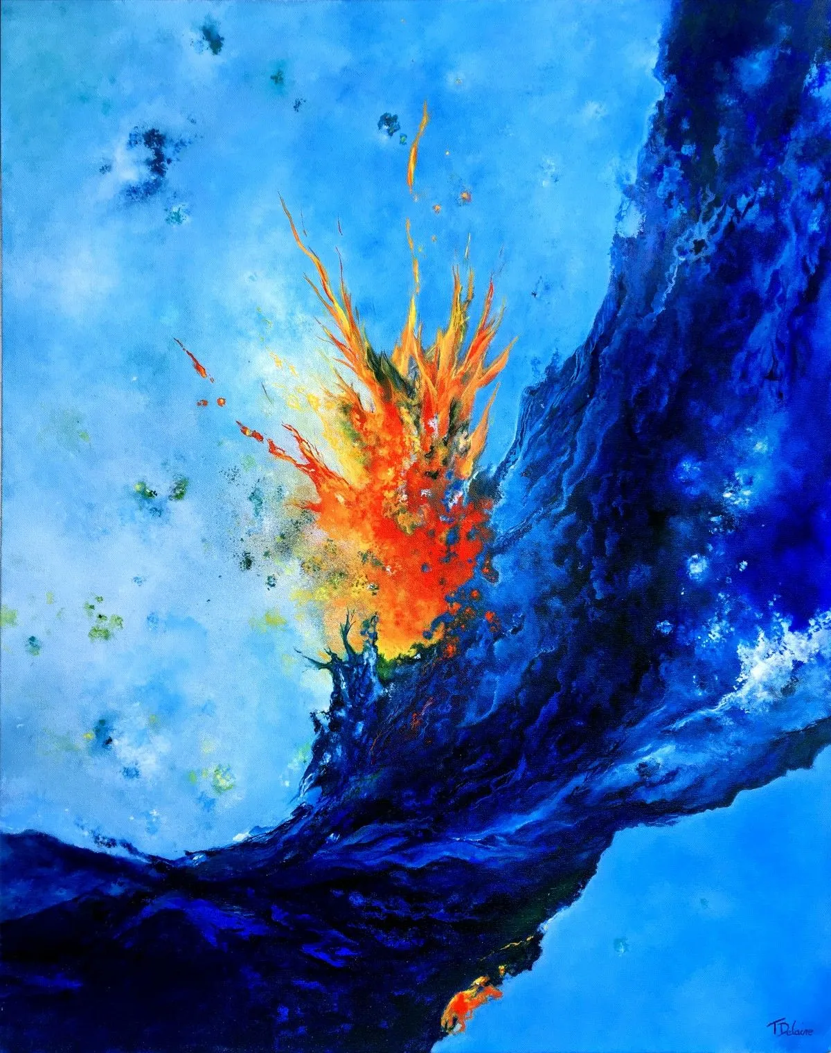 Eclosion, artwork by Théophile Delaine