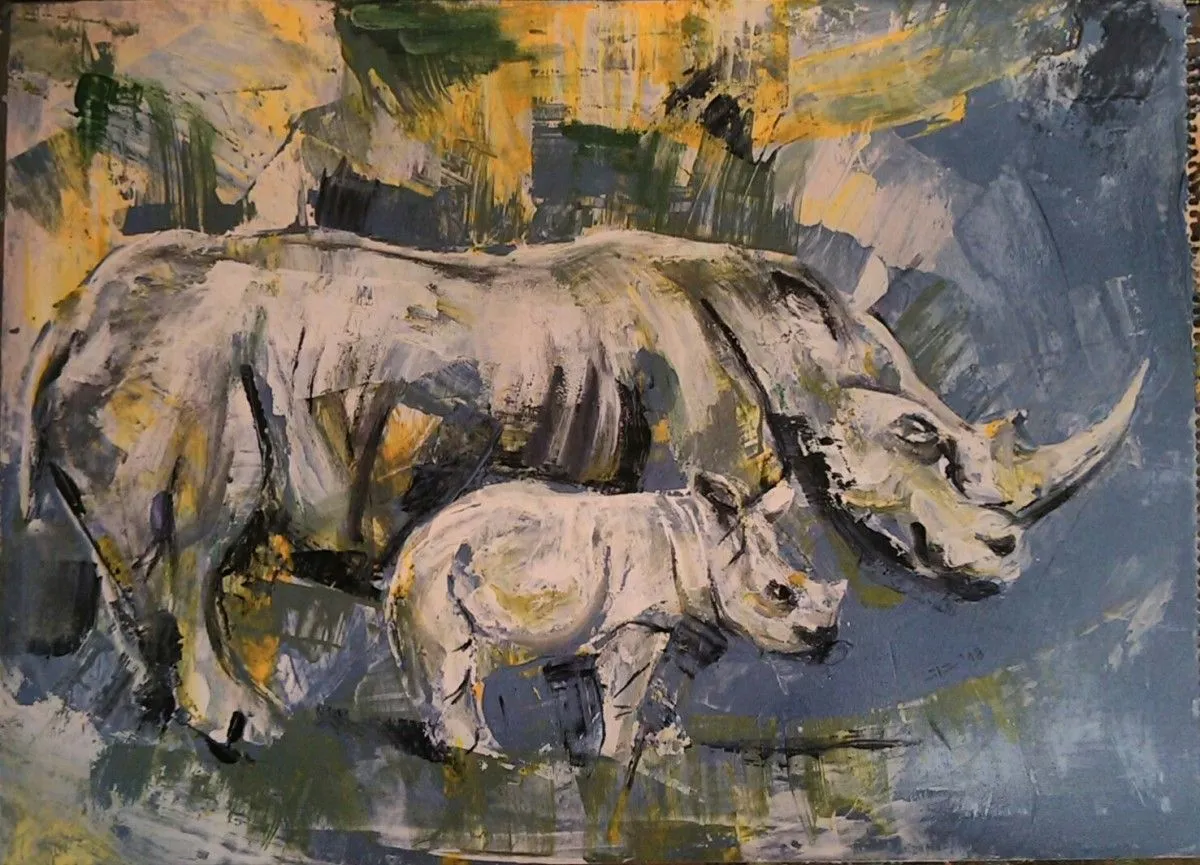 Rhinohorn, artwork by Yavor Silvestrov