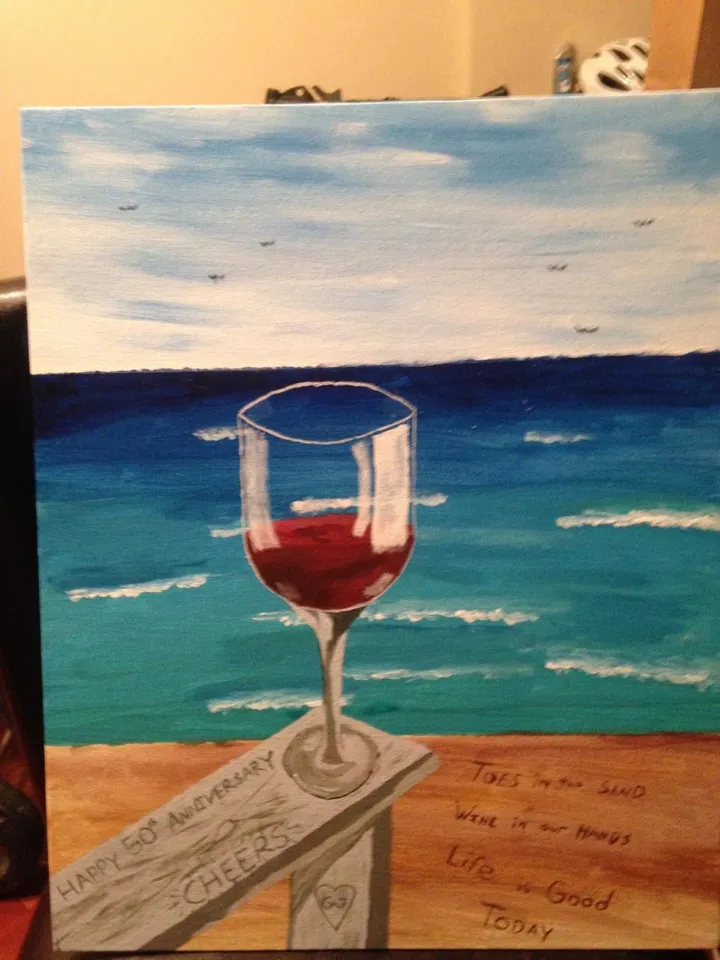 Wine by the Sea, artwork by Brian Majcher