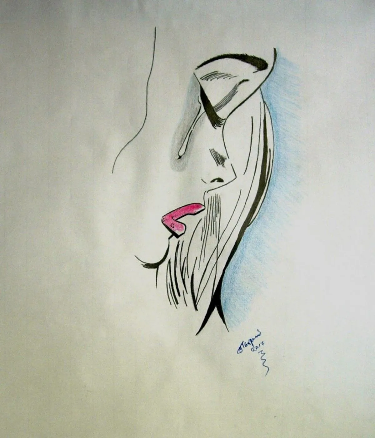 CRY, œuvre de Marini Tsambi