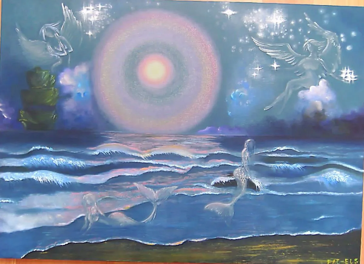 Crazy Moon, œuvre de Olena (Elena Lvovna) Sokolova