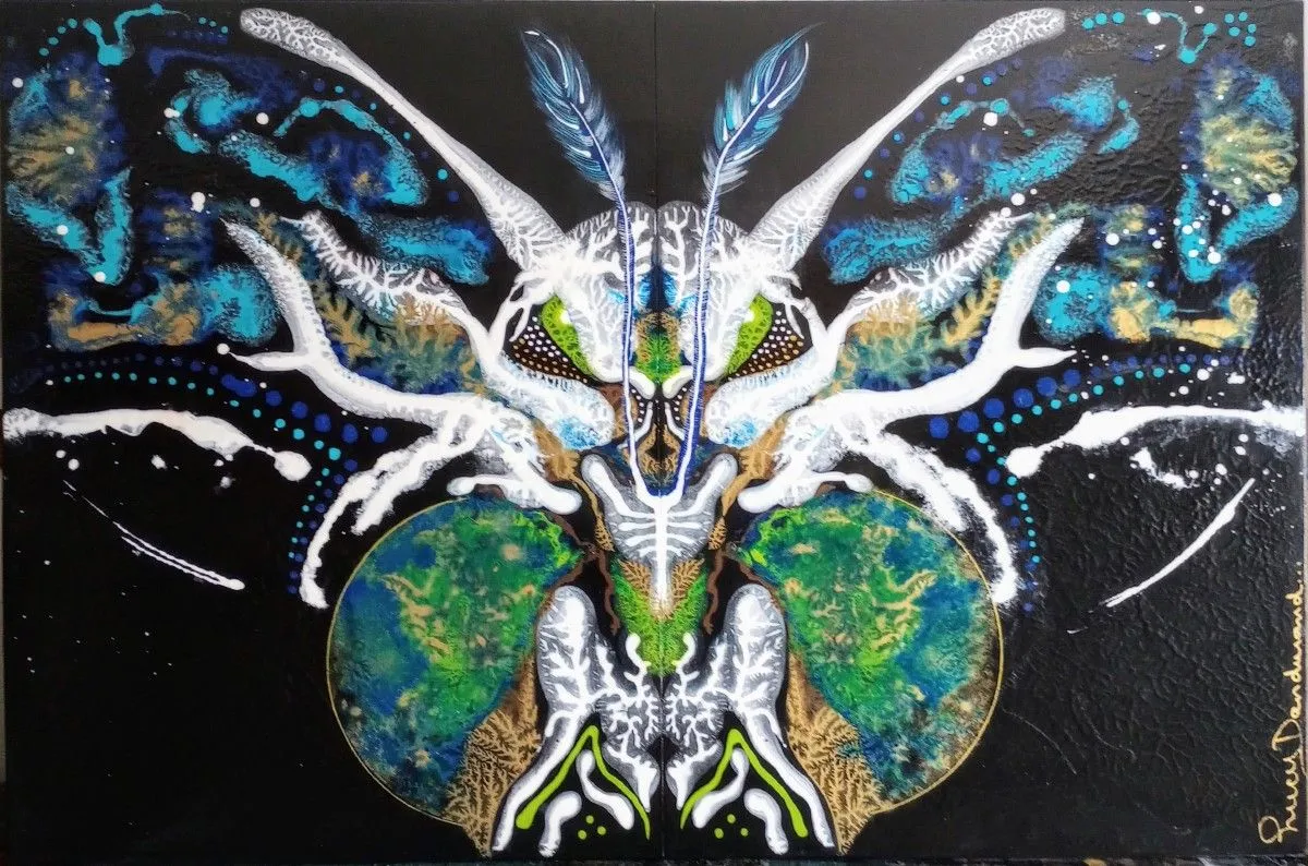 Ramon papillon de nuit, œuvre de Lucy Dandurand