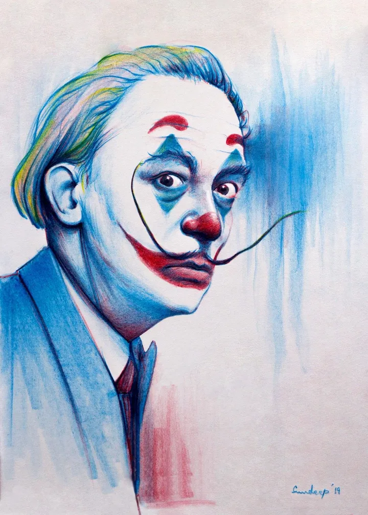 Dali, artwork by Sundeep Kumar