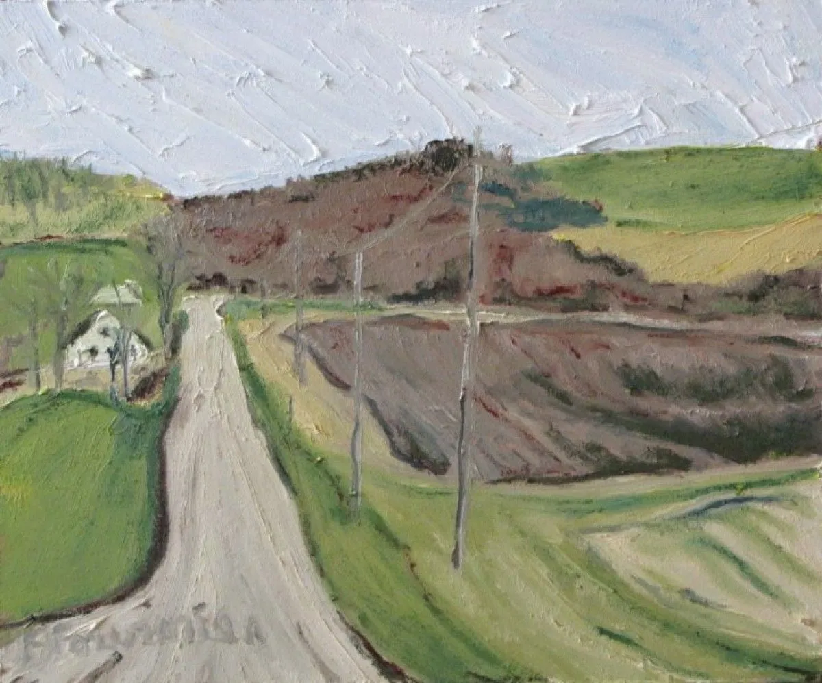 Early Spring Road, œuvre de Francois Fournier
