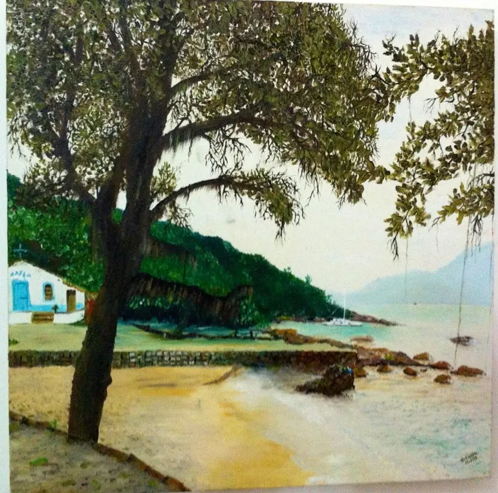Wedding Church on Bela Island., œuvre de Keller Rubens